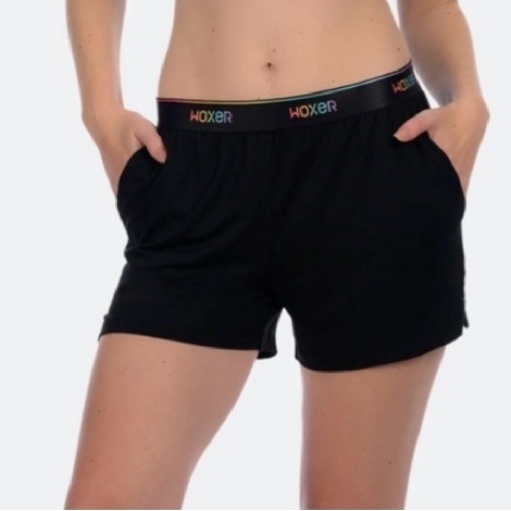 Woxer Dreamer Pride Black 3.0, Boxer shorts with pockets, Medium